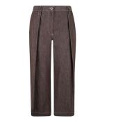 Brunello Cucinelli Bruna Byxor Pantalone Brown, Dam