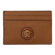 Versace Elegant Medusa Korthållare Plånbok Brown, Unisex