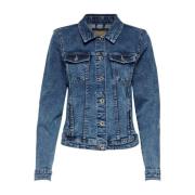 ONLY Klassisk Denim Blazer Blue, Dam