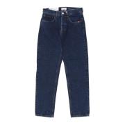 Amish Ljus Sten Straight Denim Jeans Blue, Herr