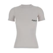 Balenciaga Vit Beverly Hills Broderad T-shirt White, Dam