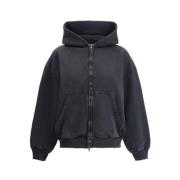 Balenciaga Vintage Zip-Up Hoodie Black, Dam