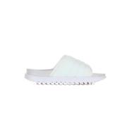 Nike Asuna Slide Tofflor i Dust/Vit White, Dam