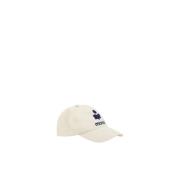 Isabel Marant Etoile Baseball Cap Stiligt Logo White, Dam