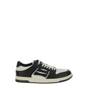 Amiri Vita Sneakers med Logo Patch Black, Herr