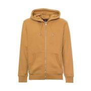 Superdry Klassisk Passform Dragkedja Hoodie Enfärgad Yellow, Herr