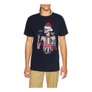 Jack & Jones Tryckt Herr T-shirt Blue, Herr