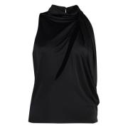 Versace Stilfull TOP för modeälskare Black, Dam