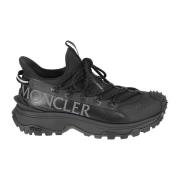 Moncler Svarta Låga Top Sneakers Trailgrip Lite2 Black, Dam