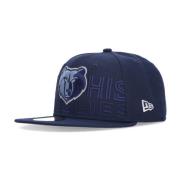 New Era NBA Draft Flat Skärmkeps Blue, Herr