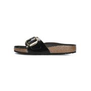 Birkenstock Madrid LED Lack-tofflor Black, Dam