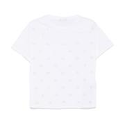 Liu Jo Vita Crew Neck T-shirts och Polos White, Dam