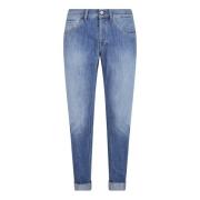 Dondup Stiliga Denim Jeans för Män Blue, Herr