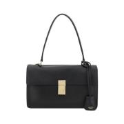 Prada Modern Geometrisk Axelväska Black, Dam