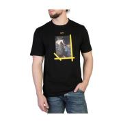 Off White Crew Neck Tee Caravaggio Painting Tee Black, Herr