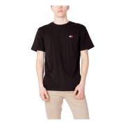 Tommy Jeans Herr Svart T-shirt, Kort Ärm Black, Herr