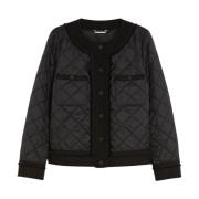 Max Mara Weekend Kort quiltad jacka med Luxepad-fyllning Black, Dam