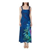 Desigual Dress Blue, Dam