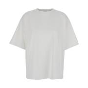 Róhe Vit Crewneck T-shirt och Polo White, Dam