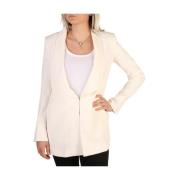 Guess Solid ZipUp Blazer för vår/sommar White, Dam