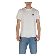 Tommy Jeans Klassisk Vit Bomull T-shirt White, Herr