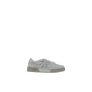 Fendi Lyxiga Perforerade Sneakers med Panel Design White, Herr