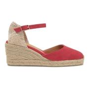 Castañer Espadrill MED 7 CM Kilklack Red, Dam