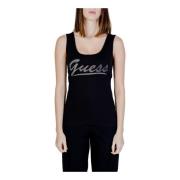 Guess Sleeveless Tops Black, Dam