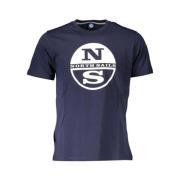 North Sails Nautisk Essens Bomull Tee Blue, Herr