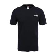 The North Face Bomull T-shirt med rund hals Black, Herr