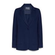 Elena Mirò Blazer i Milano-Rib Blue, Dam