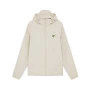 Lyle & Scott Mid Jackets Zip Through Hooded Jacket Beige, Herr