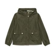 Barbour Grön Utility Jacka med Dragsko i Midjan Green, Dam