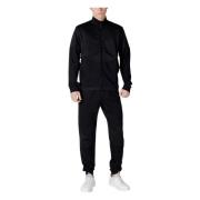 Emporio Armani EA7 Herr Bomull Polyester Suit Kollektion Black, Herr