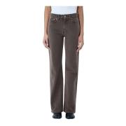 Our Legacy Straight Leg Jeans Brown, Dam