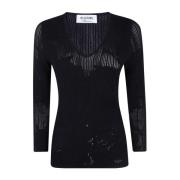 Blugirl Svart Sweater Kollektion Black, Dam