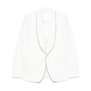 Lardini Elegant Herrjacka för Formella Tillfällen White, Herr