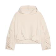 Dries Van Noten Vit Klassisk Hoodie White, Dam