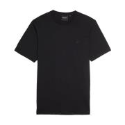 Lyle & Scott SS T-Shirts Superfine T-Shirt Black, Herr