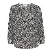 Soaked in Luxury Elegant Nightsky White Dots Blus Blue, Dam