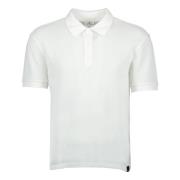 Courrèges Vit Mesh Polo Tröja Vår-Sommar 2025 White, Herr