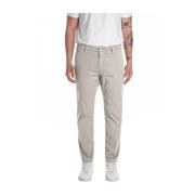 Replay Beige Chino Stretch Bull Denim Byxor Beige, Herr