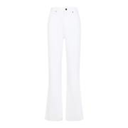 Khaite Vita Jeans för Kvinnor Elegant Stil White, Dam