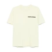 Sunflower Grön Crew Neck Logo Print T-shirts Green, Herr