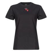 PINKO Svarta T-shirts och Polos Black, Dam