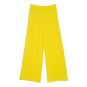 Twinset Gula viskosbyxor Yellow, Dam