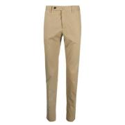 PT01 Slim Fit Chinos för Män Beige, Herr