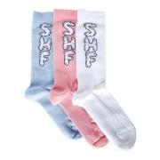 SKY HIGH FARM Logo Socks 3 Pack Multicolor, Herr