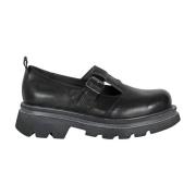 MOMA Snygga Loafers utan snörning Black, Dam