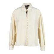 Max Mara Weekend Sidenskjorta Beige, Dam